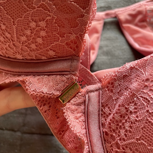 Pink Racerback Bra - Picture 2 of 4